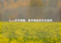 Steam汉字界面，库字亮起的文化密码