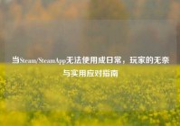 当Steam/SteamApp无法使用成日常，玩家的无奈与实用应对指南
