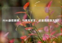 PUBG最低画质，马赛克求生，还是竞技新大陆？