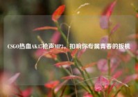 CSGO热血AK47枪声MP3，扣响你专属青春的扳机