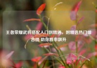王者荣耀武将搭配入门到精通，附精选热门组合图 助你胜率飙升