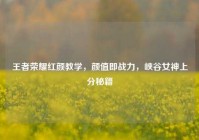王者荣耀红颜教学，颜值即战力，峡谷女神上分秘籍