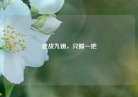 逆战九钥，只握一把