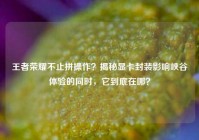 王者荣耀不止拼操作？揭秘显卡封装影响峡谷体验的同时，它到底在哪？
