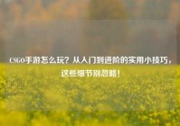 CSGO手游怎么玩？从入门到进阶的实用小技巧，这些细节别忽略！