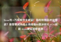 Steam号+万级库存全被盗！锁号转物品池没用透？靠警察成功追止损绝版R6墨冰碎片+CS2钥匙 steam被盗报警亲测