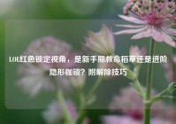 LOL红色锁定视角，是新手期救命稻草还是进阶隐形枷锁？附解除技巧
