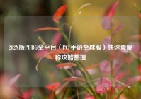 202X版PUBG全平台（PC/手游全球服）快速查昵称攻略整理
