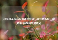 和平精英海岛车神新宠驾到！变色特斯拉一键解锁N种战场专属炫光