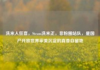 洗米人狂喜，Steam洗米正，非粉圈站队，是国产开放世界审美沉淀的真香自留地