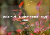 逆战用户大厅，枪火背后的青春驿站，进入方法详解