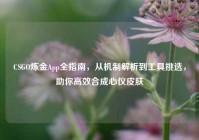 CSGO炼金App全指南，从机制解析到工具挑选，助你高效合成心仪皮肤