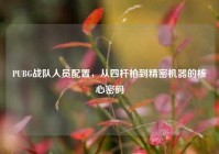 PUBG战队人员配置，从四杆枪到精密机器的核心密码