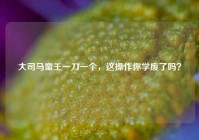 大司马蛮王一刀一个，这操作你学废了吗？