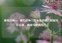 使命召唤16，现代战争门禁卡全攻略，获取对应位置、用途与使用技巧