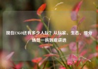 现在CSGO还有多少人玩？从玩家、生态、细分场景一拆到底讲透