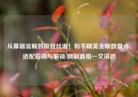 从基础流畅到极致丝滑！和平精英全帧数盘点、适配指南与解锁/限制真相一文讲透