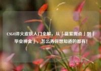 CSGO淬火皮肤入门全解，从「蓝紫斑点」到「毕业神金」，怎么弄你想知道的都有！