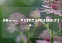 神秘ID5474947，从和平精英训练场练出的战场精英？