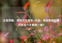 王者荣耀，刚猛双煞典韦vs关羽，峡谷里哪款硬汉打开方式更胜一筹？