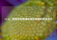 CF-16，跨现实构想锚定虚拟战场的战隼印记
