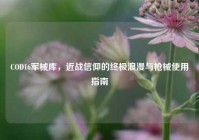 COD16军械库，近战信仰的终极浪漫与枪械使用指南