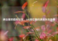 峡谷里的隐形玩家，LOL排位赛的演员灰色地带