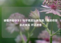 谁懂开箱快乐！和平精英玩具宝箱，搬游戏惊喜进现实 开法速看