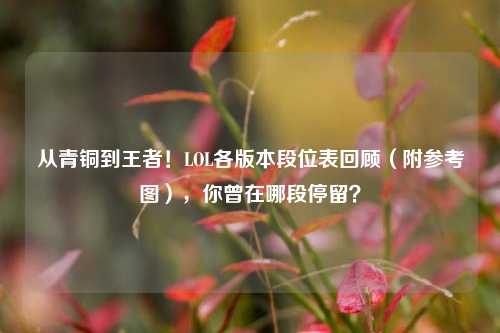 从青铜到王者！LOL各版本段位表回顾（附参考图），你曾在哪段停留？