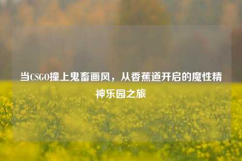 当CSGO撞上鬼畜画风，从香蕉道开启的魔性精神乐园之旅