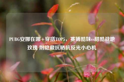 PUBG安娜在哪+穿搭TOP5，赛博酷妹vs甜酷战地玫瑰 附隐藏抗晒抗反光小心机