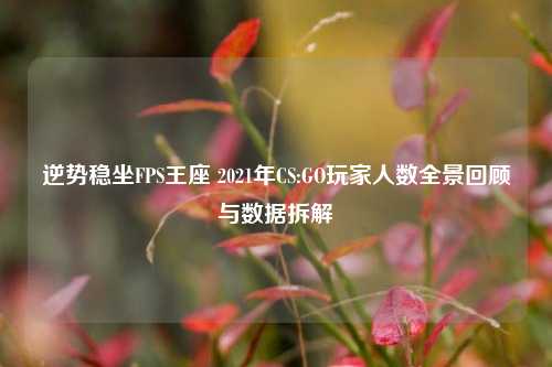 逆势稳坐FPS王座 2021年CS:GO玩家人数全景回顾与数据拆解