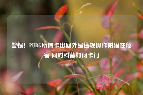 警惕!PUBG所谓卡出图外是违规操作附潜在危害 同时科普如何卡门