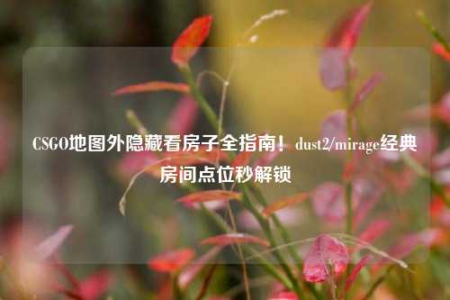 CSGO地图外隐藏看房子全指南!dust2/mirage经典房间点位秒解锁