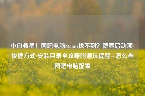 小白救星！网吧电脑Steam找不到？隐藏启动项/快捷方式/安装目录全攻略附避坑提醒+怎么查网吧电脑配置