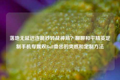 落地无延迟连跪秒转战神局？聊聊和平精英定制手机专属双Buff叠出的爽感和定制方法