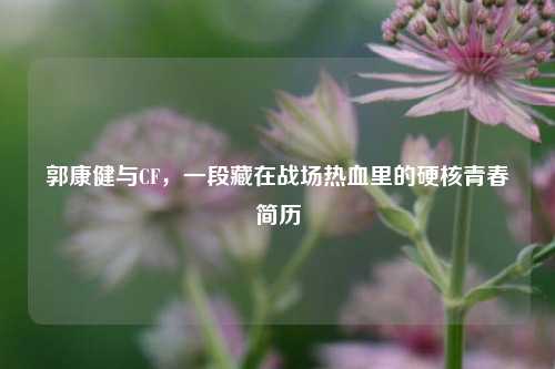 郭康健与CF，一段藏在战场热血里的硬核青春简历