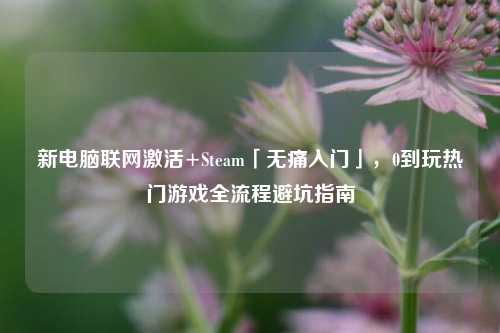 新电脑联网激活+Steam「无痛入门」,0到玩热门游戏全流程避坑指南