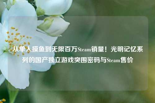 从单人摸鱼到无限百万Steam销量！光明记忆系列的国产独立游戏突围密码与Steam售价