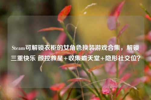 Steam可解锁衣柜的女角色换装游戏合集,解锁三重快乐 颜控救星+收集癖天堂+隐形社交位?