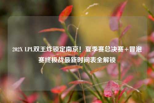 202X LPL双王炸锁定南京!夏季赛总决赛+冒泡赛终极战最新时间表全解锁