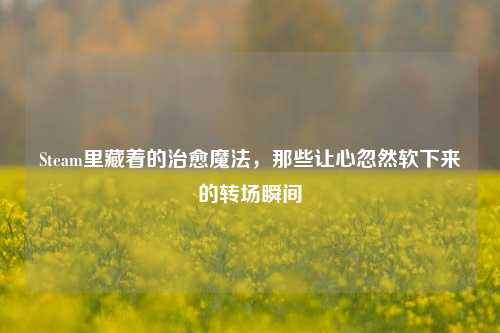 Steam里藏着的治愈魔法,那些让心忽然软下来的转场瞬间