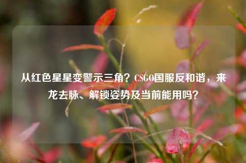 从红色星星变警示三角？CSGO国服反和谐，来龙去脉、解锁姿势及当前能用吗？