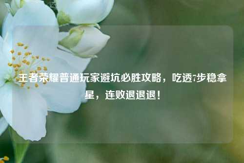 王者荣耀普通玩家避坑必胜攻略,吃透7步稳拿星,连败退退退!