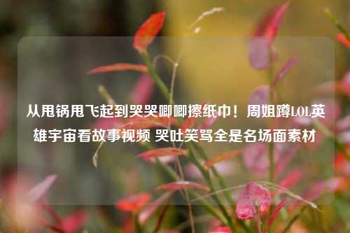 从甩锅甩飞起到哭哭唧唧擦纸巾!周姐蹲LOL英雄宇宙看故事视频 哭吐笑骂全是名场面素材