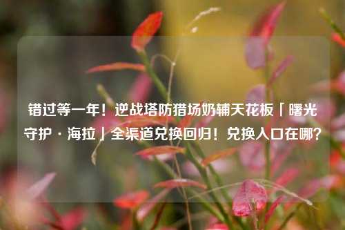 错过等一年!逆战塔防猎场奶辅天花板「曙光守护·海拉」全渠道兑换回归!兑换入口在哪?