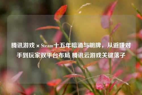 腾讯游戏×Steam十五年暗涌与明牌,从避嫌对手到玩家双平台布局 腾讯云游戏关键落子
