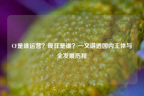 CF是谁运营?现在是谁?一文讲透国内主体与全发展历程