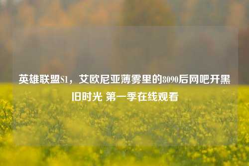 英雄联盟S1,艾欧尼亚薄雾里的8090后网吧开黑旧时光 第一季在线观看