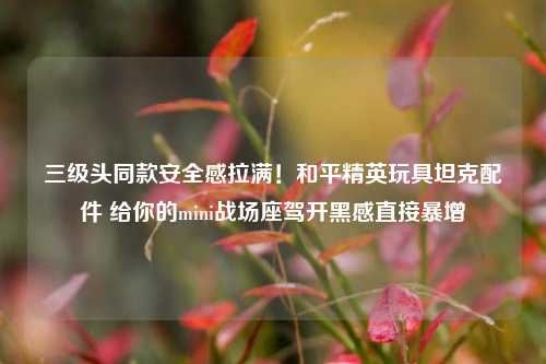 三级头同款安全感拉满！和平精英玩具坦克配件 给你的mini战场座驾开黑感直接暴增